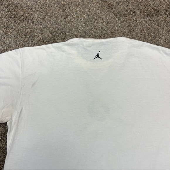 vintage Y2K jordan shirt womens XL white jump man basketball AF1 graphic tee - Picture 4 of 11